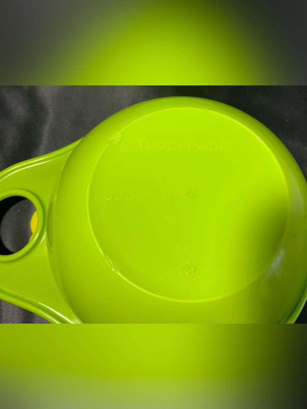 Green Tupperware Soup Mug 16oz & Thatsa Extra Mini Bowl 2 1/2c USED